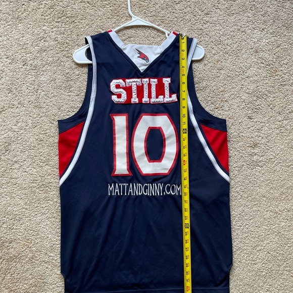 Adidas Atlanta Hawks STILL #10 Custom NBA Jersey Size Medium - Good Condition - Picture 5 of 7